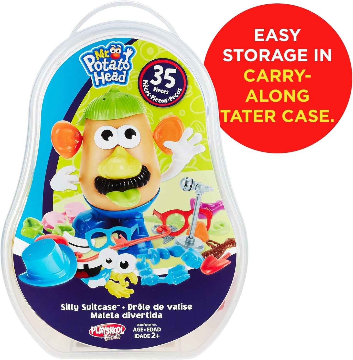 Potato Head Silly Suitcase Parts and Pieces Toddler Toy for Kids (Amazon Exclusive)