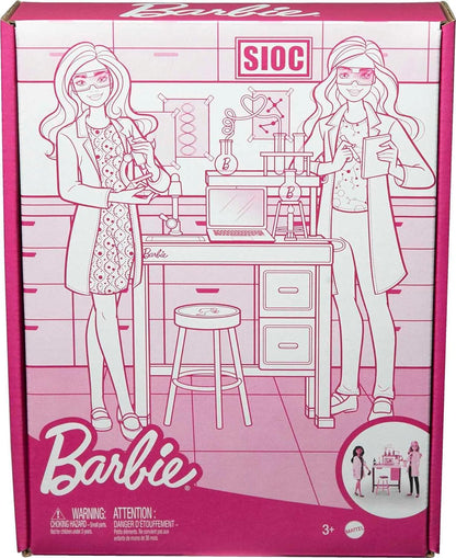 Barbie Science Lab Playset with 2 Dolls, Lab Bench and 10+ Accessories [Amazon Exclusive]