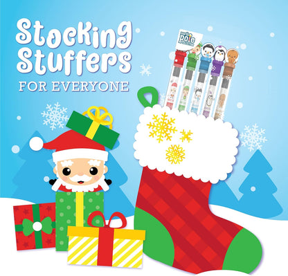 Holiday Smencils - HB #2 Scented Fun Pencils, 5 Count - Stocking Stuffer, Gifts for Kids, School Supplies, Party Favors, Classroom Rewards