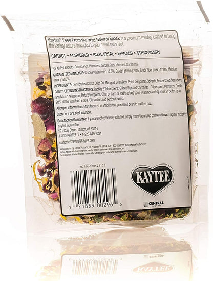 Kaytee Food from The Wild Natural Snack for Pet Rabbits, Guinea Pigs And Other Small Animals, 1 Ounce