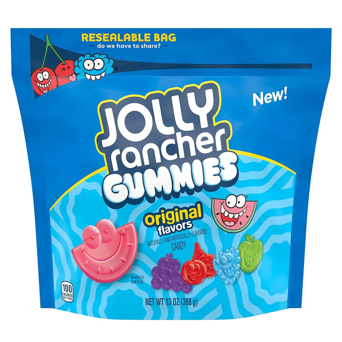 JOLLY RANCHER Gummies Assorted Fruit Flavored Candy Bag, 13 oz