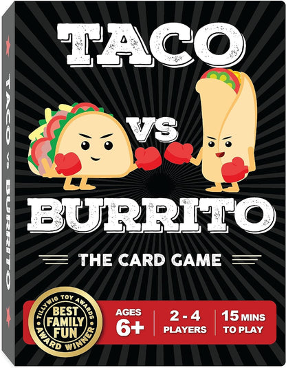 Taco vs Burrito Family Board Games for Kids 6-8, 8-12 & Up - Fun Card Games for Kids and Families, Kids Family Game Night