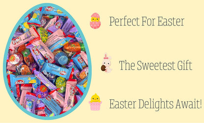 Easter Chocolate Candy Variety Pack - 2 Lb - Bulk Easter Candy - Easter Candy Bulk - Assorted Chocolate - Easter Basket Candy - Bulk Chocolate Easter Egg Candy Hunt - Candy Chocolate Easter Eggs Candy