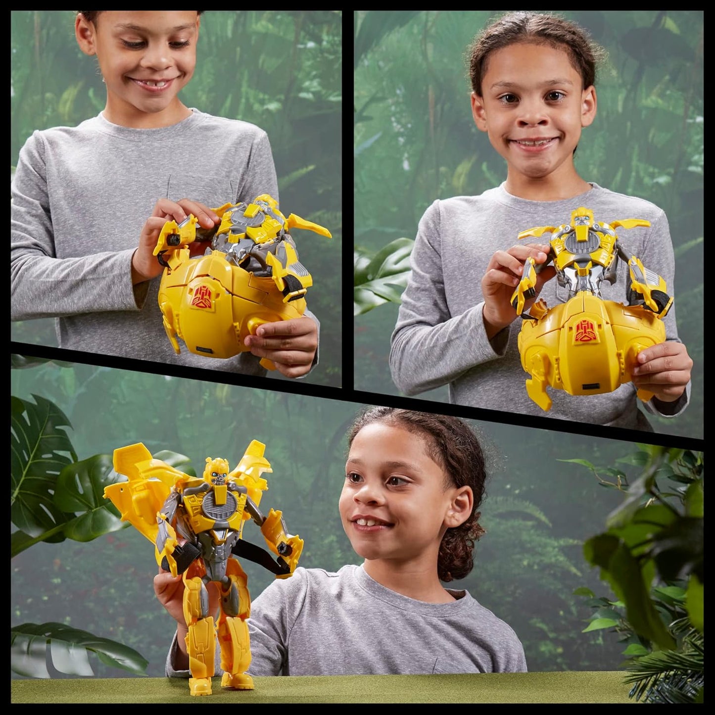 Transformers Toys Rise of The Beasts Movie Bumblebee 2-in-1 Converting Roleplay Mask Action Figure for Ages 6 and Up, 9-inch