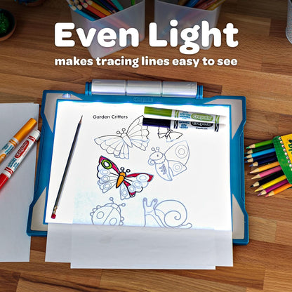 Crayola Light Up Tracing Pad - Blue, Tracing Light Box for Kids, Drawing Pad, Holiday Toys, Gifts for Boys and Girls, Ages 6+