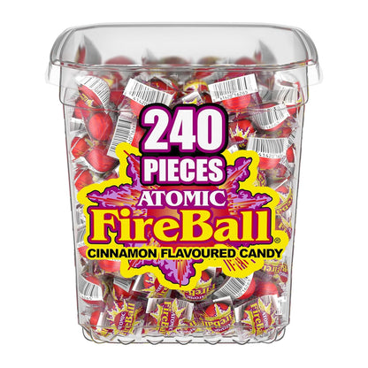 Wonka Atomic Fireball Jawbreakers , Cinnamon, 240 individually wrapped