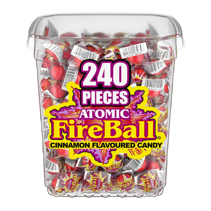 Wonka Atomic Fireball Jawbreakers , Cinnamon, 240 individually wrapped