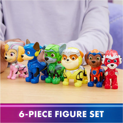 Paw Patrol: The Mighty Movie, Toy Figures Gift Pack, with 6 Collectible Action Figures, Kids Toys for Boys and Girls Ages 3 and up