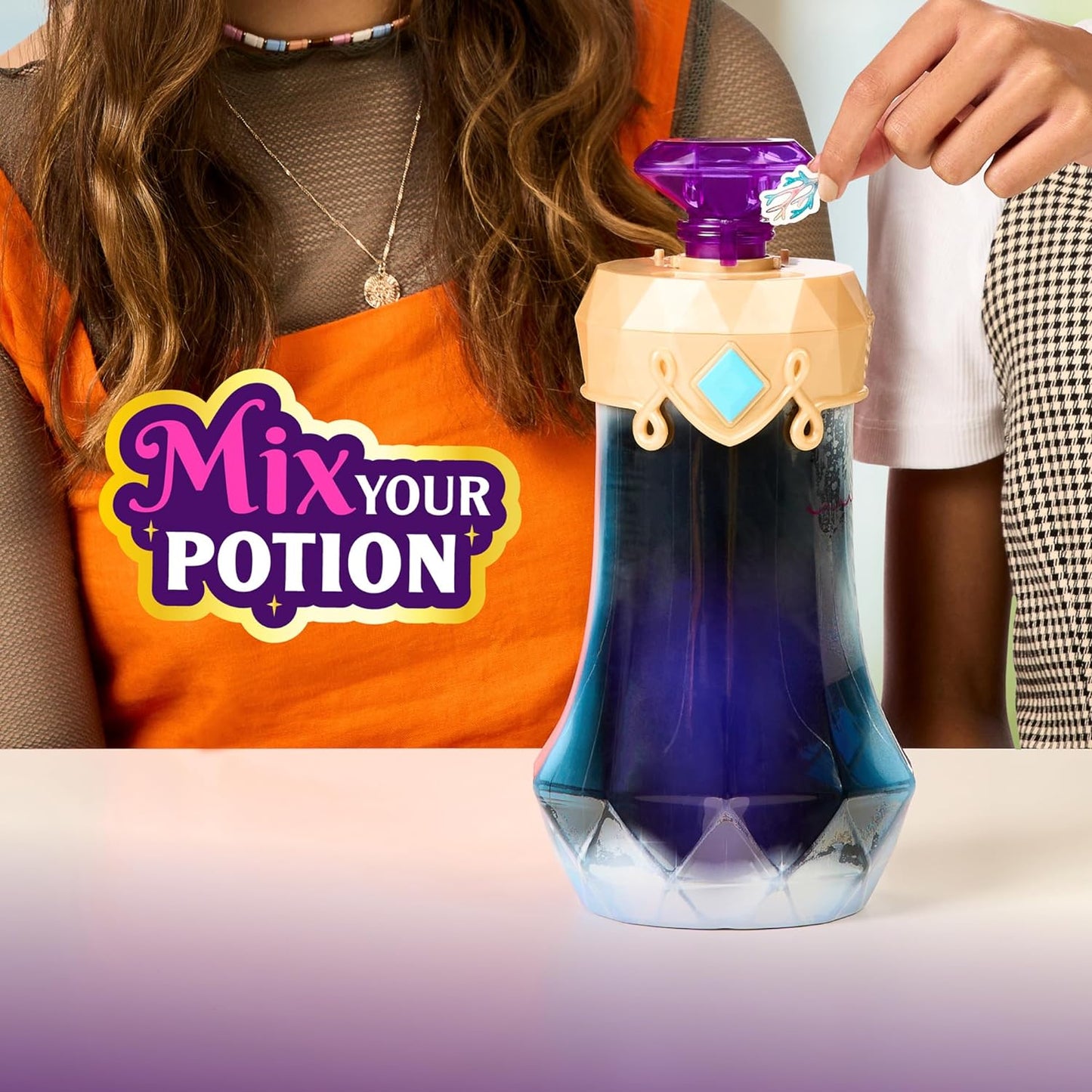 Magic Mixies Pixlings. Marena The Mermaid Pixling. Create and Mix A Magic Potion That Magically Reveals A Beautiful 6.5" Pixling Doll Inside A Potion Bottle!, Small