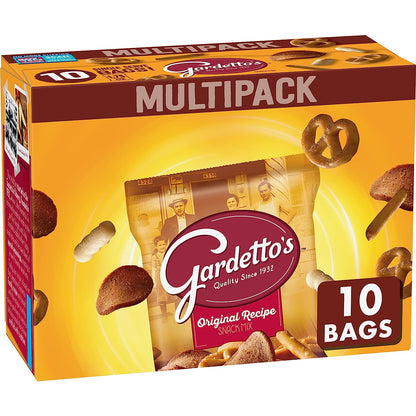 Gardetto's Snack Mix, Original Recipe, Multipack Snack Bags, 1.75 oz, 10 ct