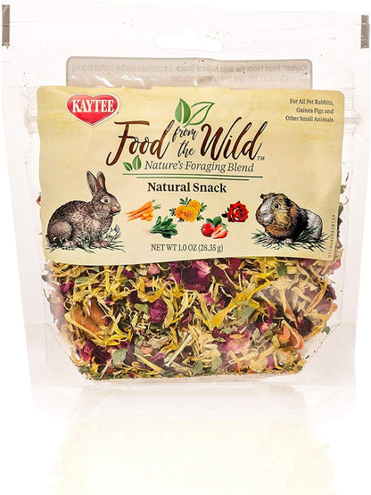 Kaytee Food from The Wild Natural Snack for Pet Rabbits, Guinea Pigs And Other Small Animals, 1 Ounce