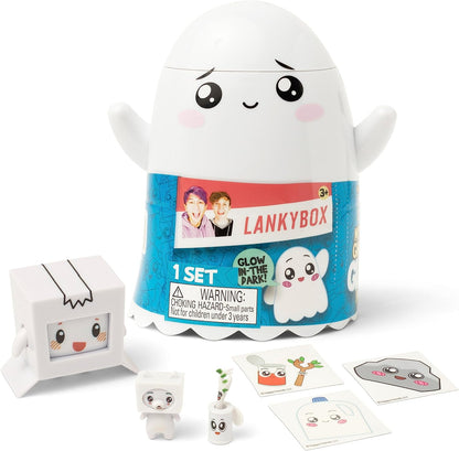 LankyBox Ghosty Glow Mystery Box Ghosty Mystery Box with 7 Exciting Toys to Discover Inside, Officially Licensed Merch