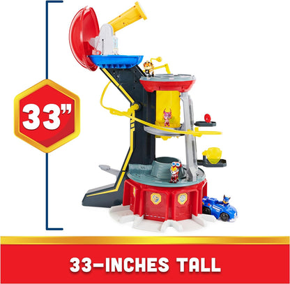 Paw Patrol, Mighty Lookout Tower with 4 Exclusive Bonus Action Figures, Toy Car, Lights and Sounds (Amazon Exclusive), Kids Toys for Ages 3 and up