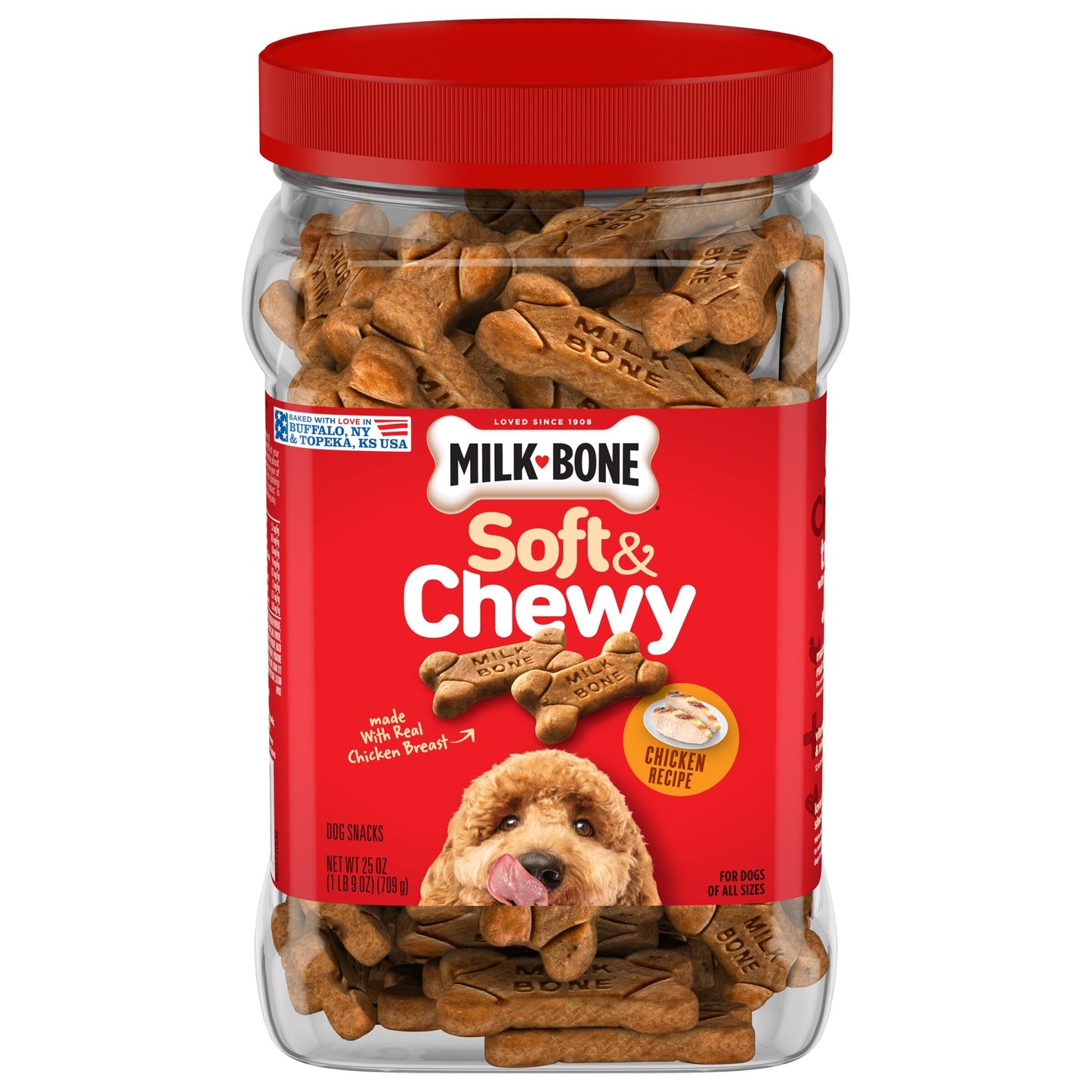 Milk-Bone Soft & Chewy Dog Treats, Chicken, 25 Ounce