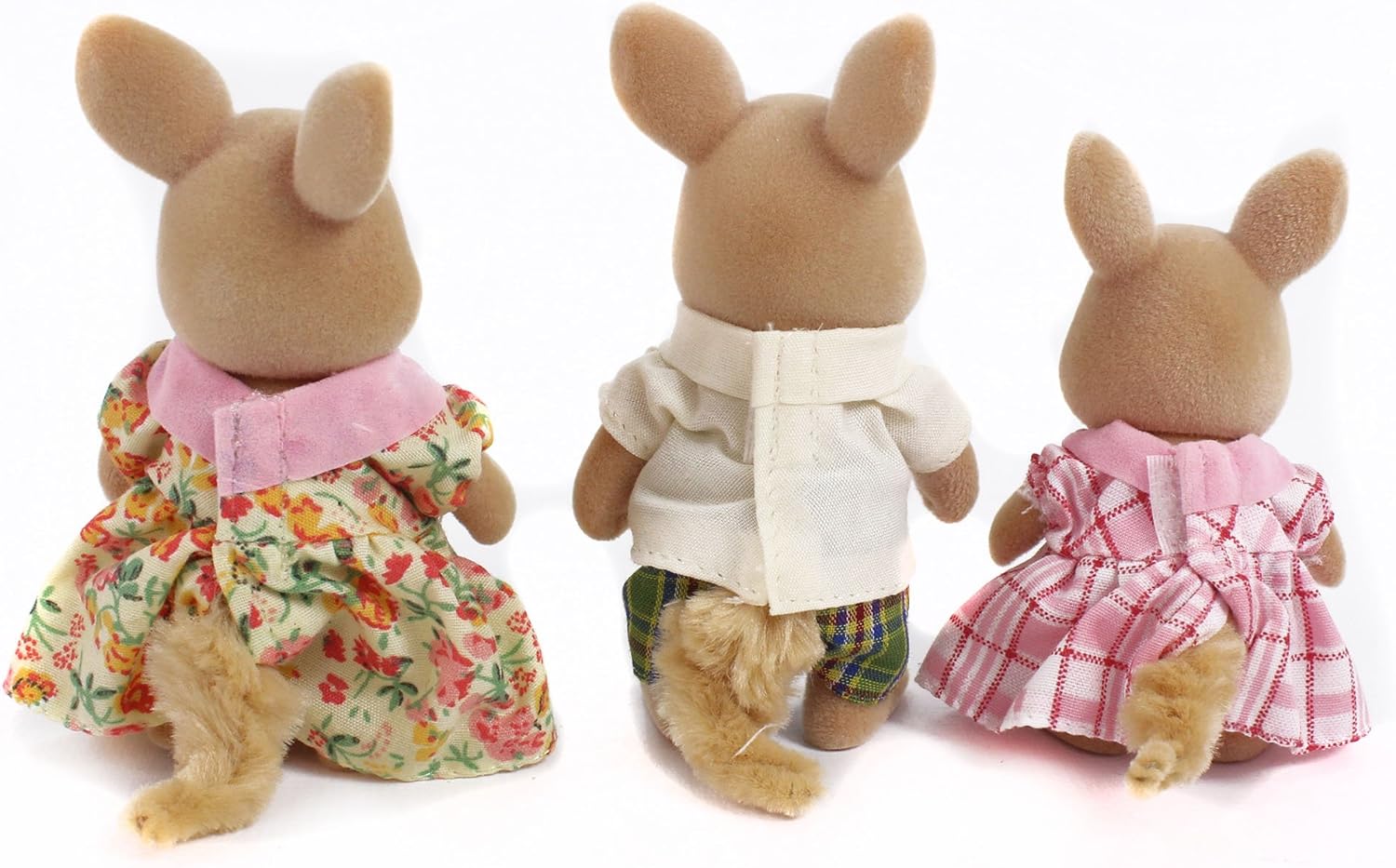Calico Critters Hopper Kangaroo Family - Set of 4 Collectible Doll Figures for Children Ages 3+