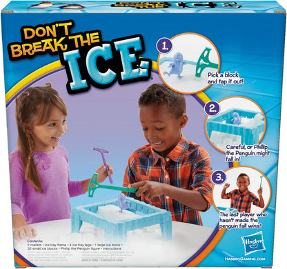 Hasbro Gaming Don't Break The Ice Preschool Game, Board Games for Kids Ages 3 and Up