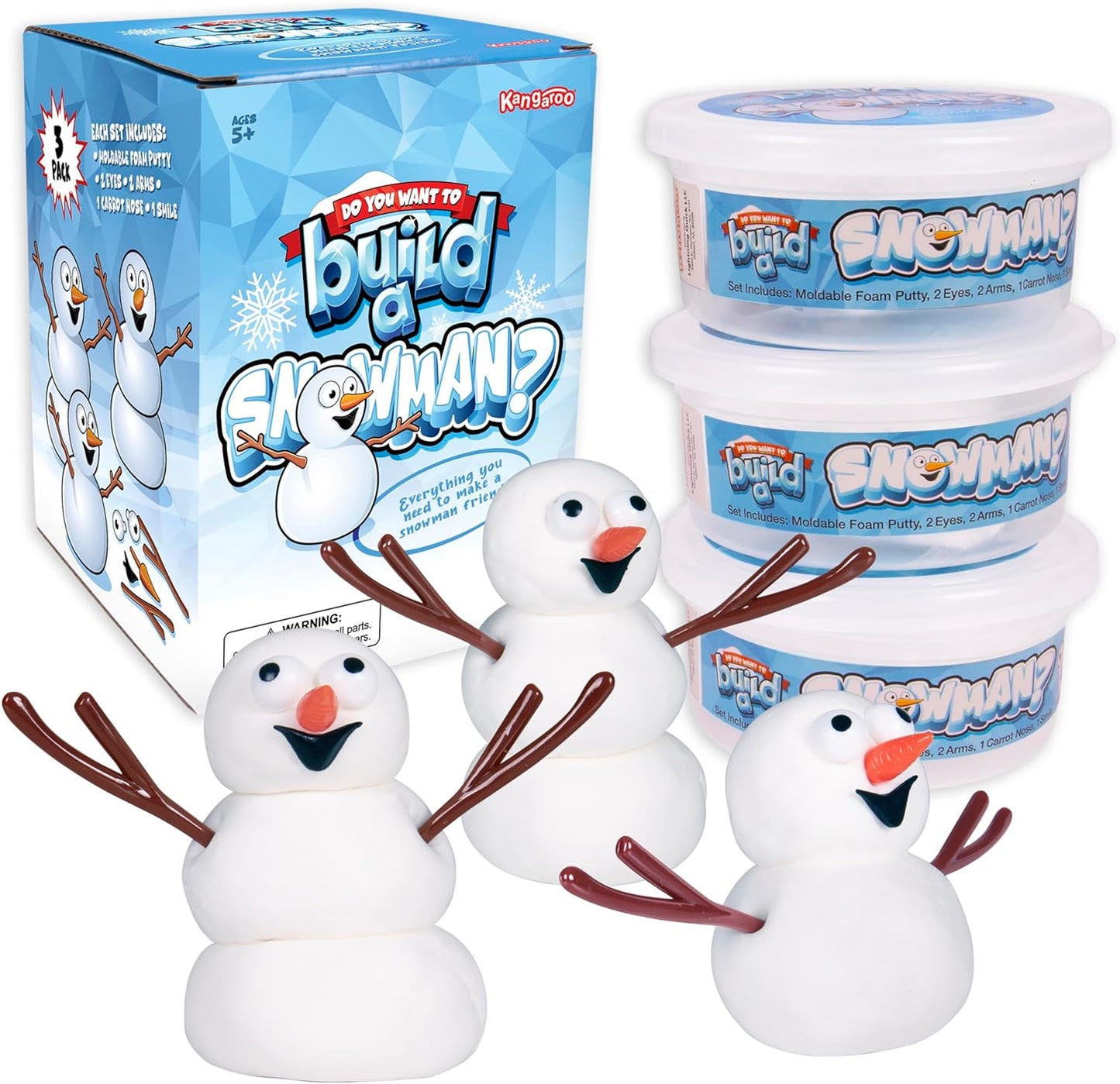 Kangaroo's Do You Want to Build a Snowman, (3-Pack)