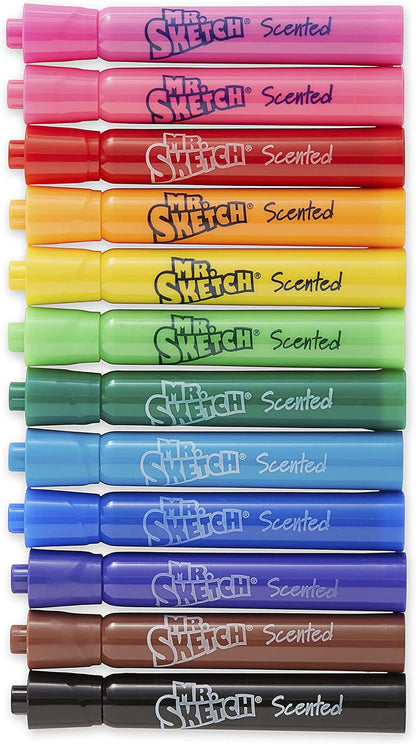 Mr. Sketch Chiseled Tip Marker, 22 Assorted Scented Markers