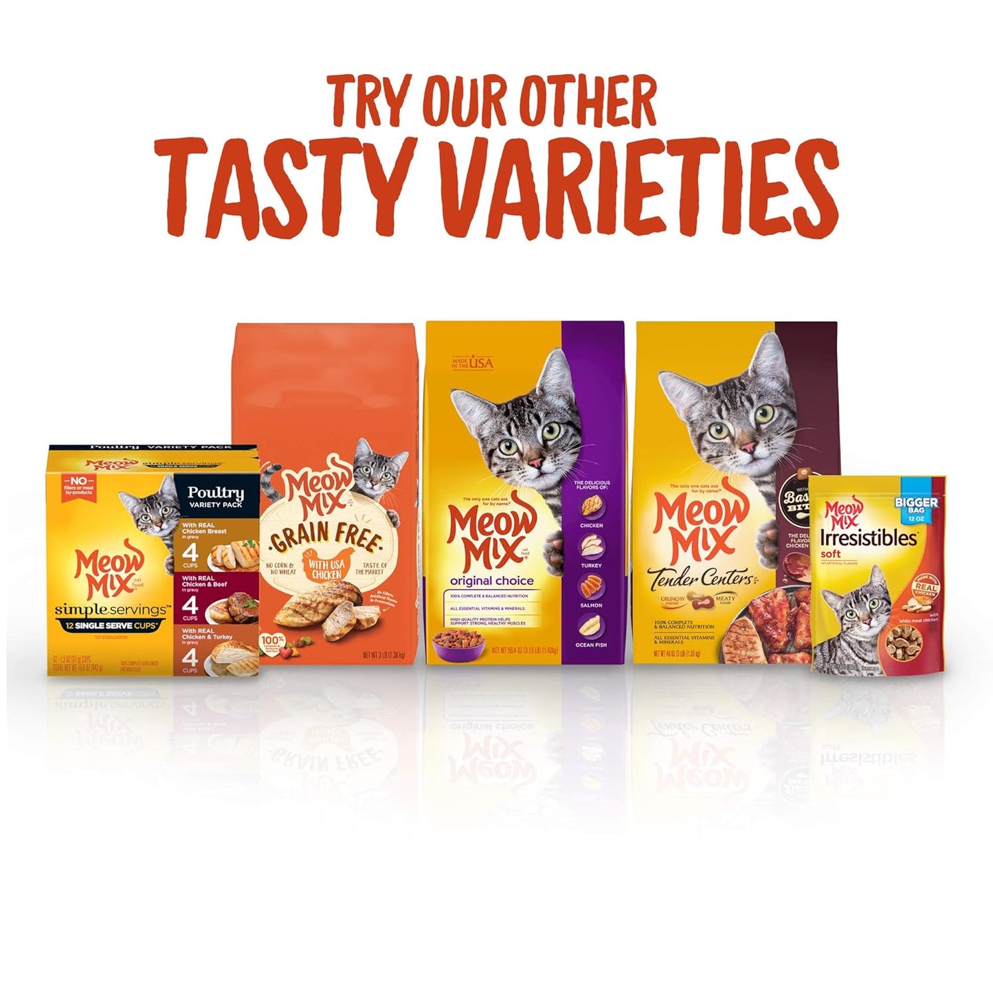 Meow Mix Paté & Shreds Wet Cat Food Variety Pack, Seafood & Poultry Favorites, 12 Cups, 2.75 Oz. Each