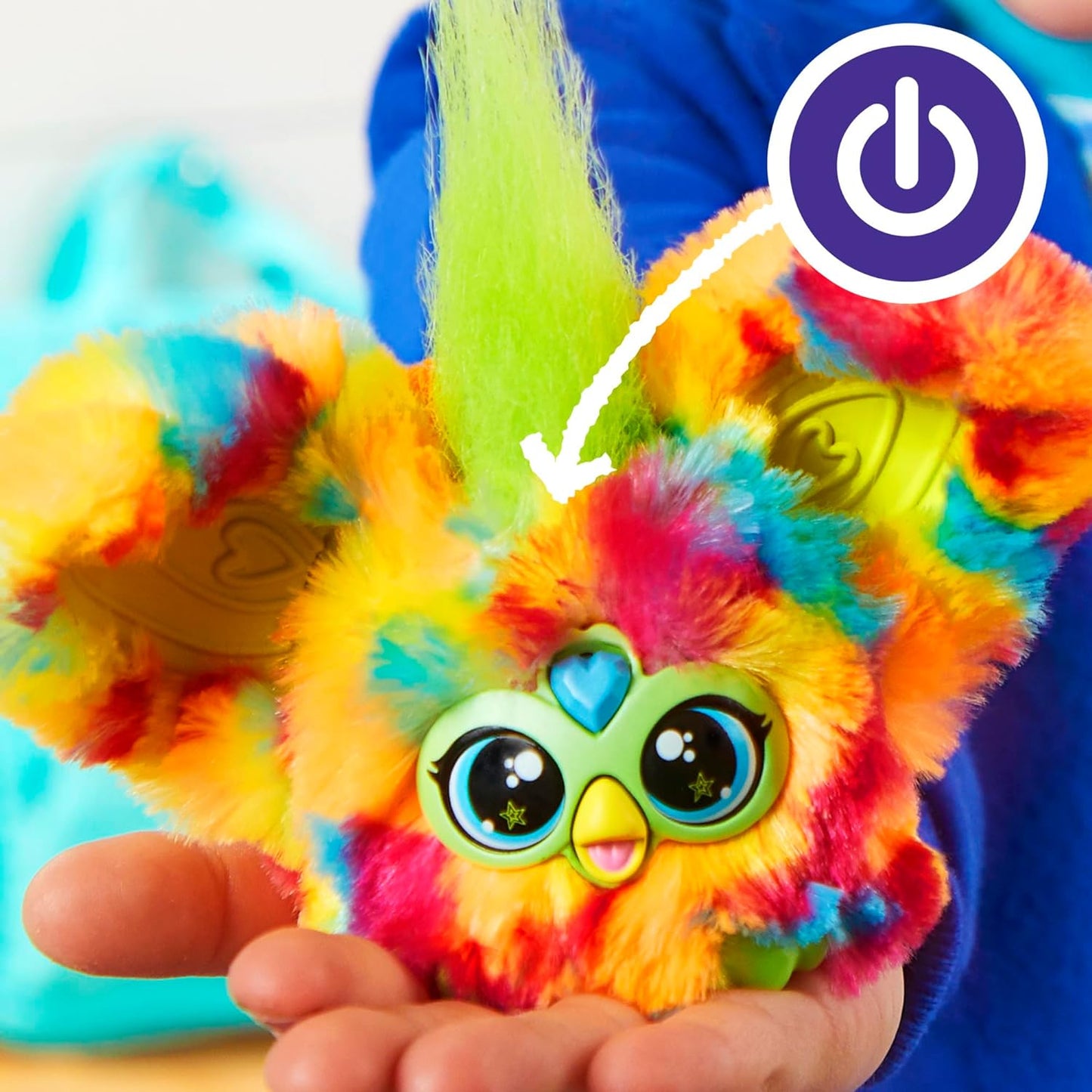 Furby Furblets Pix-Elle Mini Friend, 45+ Sounds, Gamer Music & Furbish Phrases, Electronic Plush Toys for Girls & Boys 6 Years & Up, Multicolor