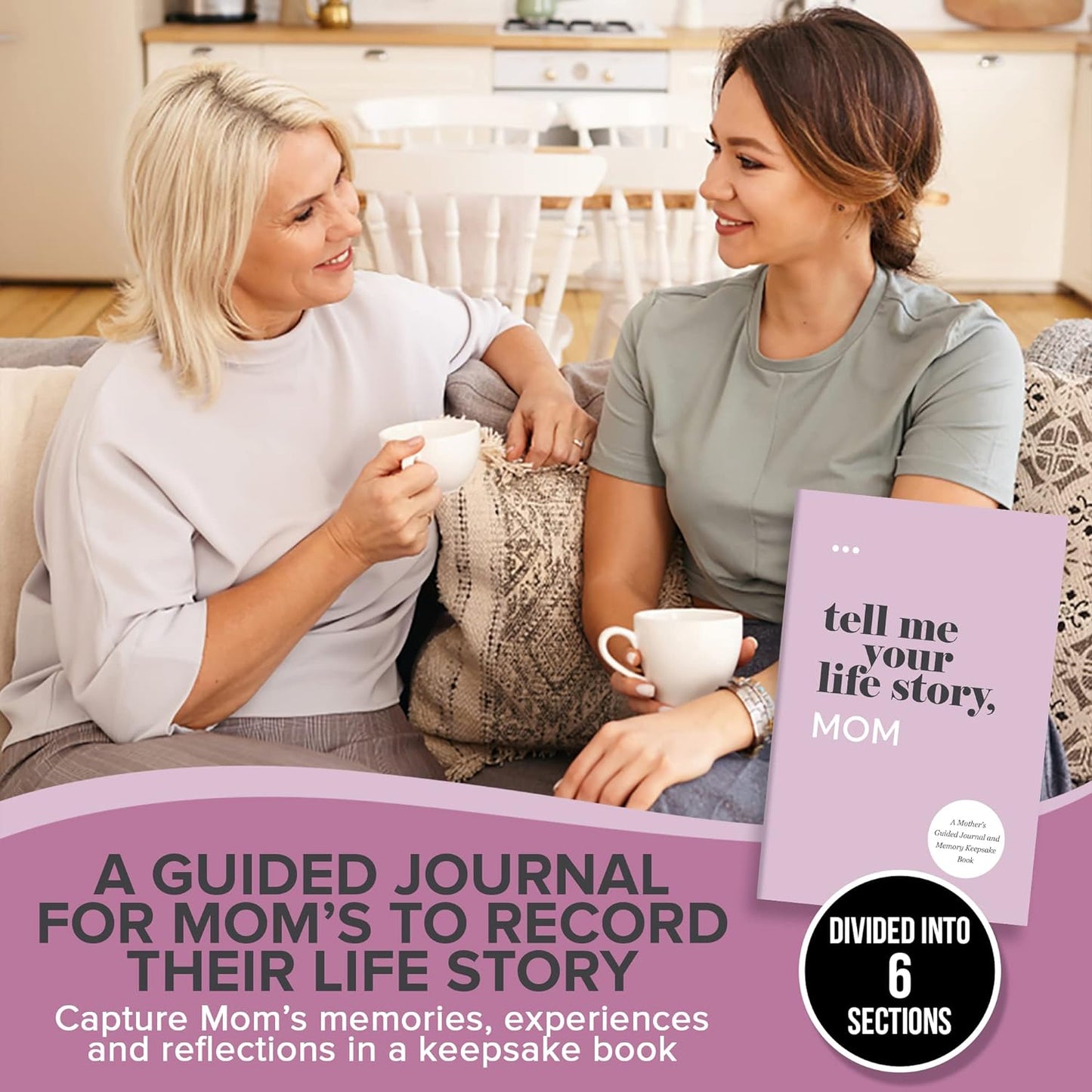 Tell Me Your Life Story, Mom: A Mother’s Guided Journal and Memory Keepsake Book (Tell Me Your Life Story® Series Books)