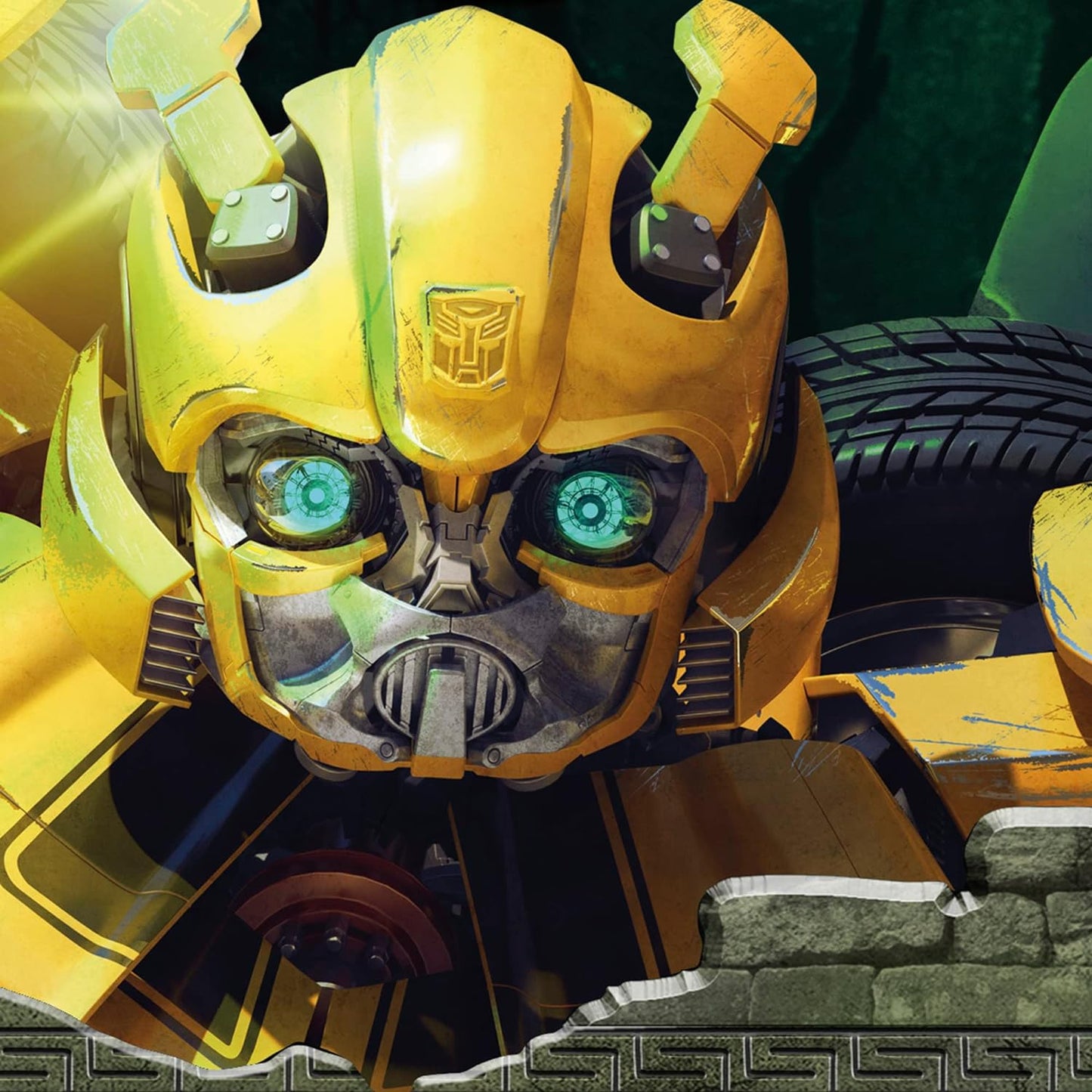 Transformers Toys Rise of The Beasts Movie Bumblebee 2-in-1 Converting Roleplay Mask Action Figure for Ages 6 and Up, 9-inch