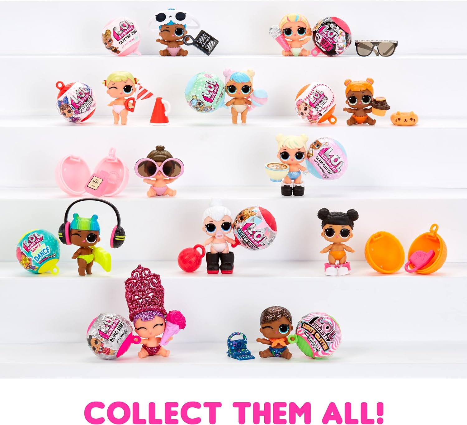 L.O.L. Surprise! Lil Sisters- with Collectible Lil Sister Doll, 5 Surprises, Mini L.O.L. Surprise! Ball, Limited Edition Dolls- Great Gift for Girls Age 4+