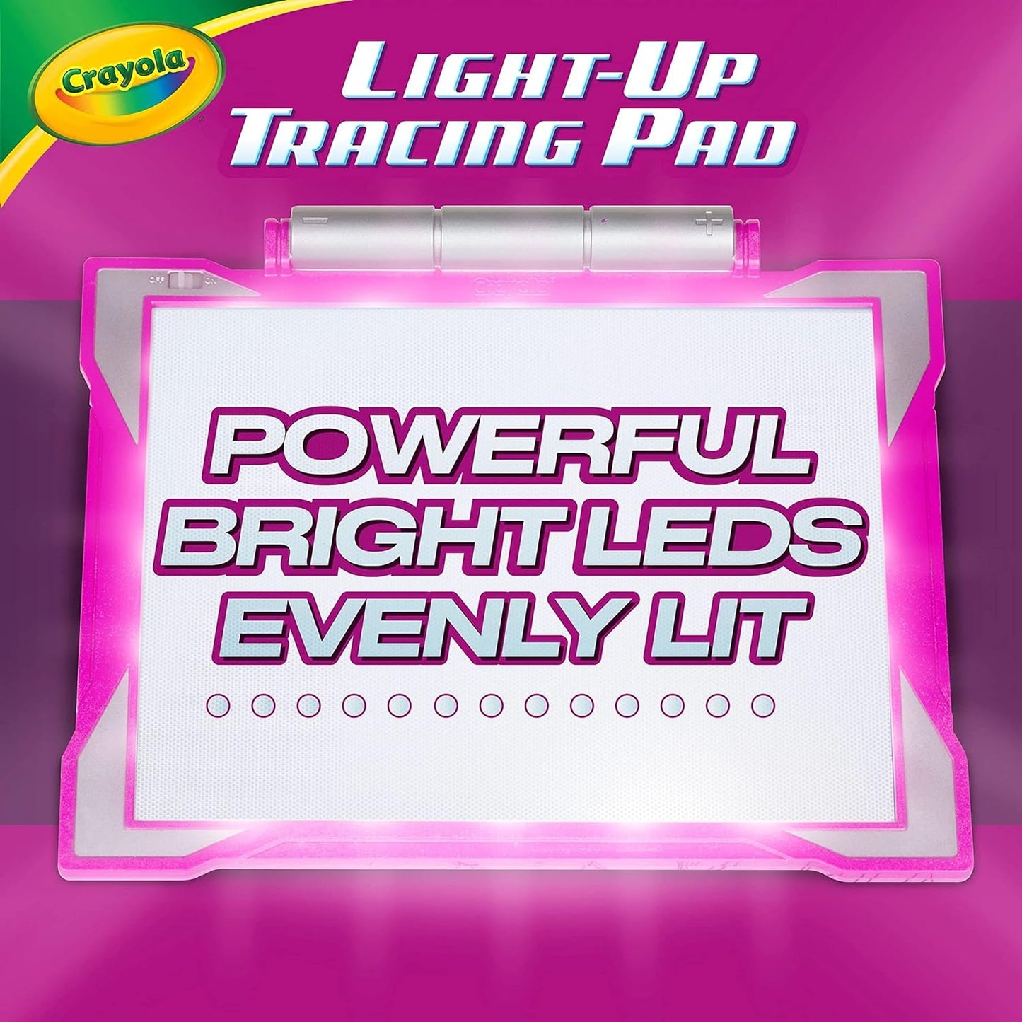 Crayola Light Up Tracing Pad - Pink, Drawing Pads for Kids, Kids Toys, Holiday & Birthday Gifts for Girls and Boys, Ages 6+ [Amazon Exclusive]