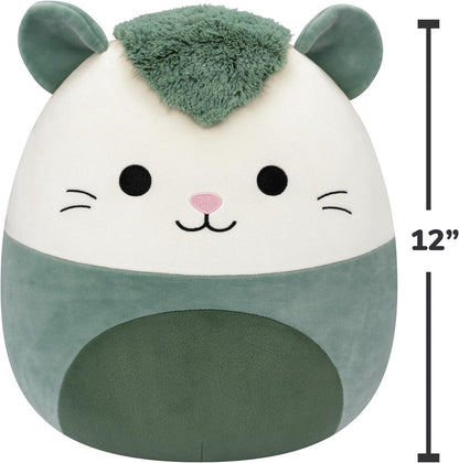 Squishmallows Original 12-Inch Willoughby Sage Green Possum - Medium-Sized Ultrasoft Official Jazwares Plush