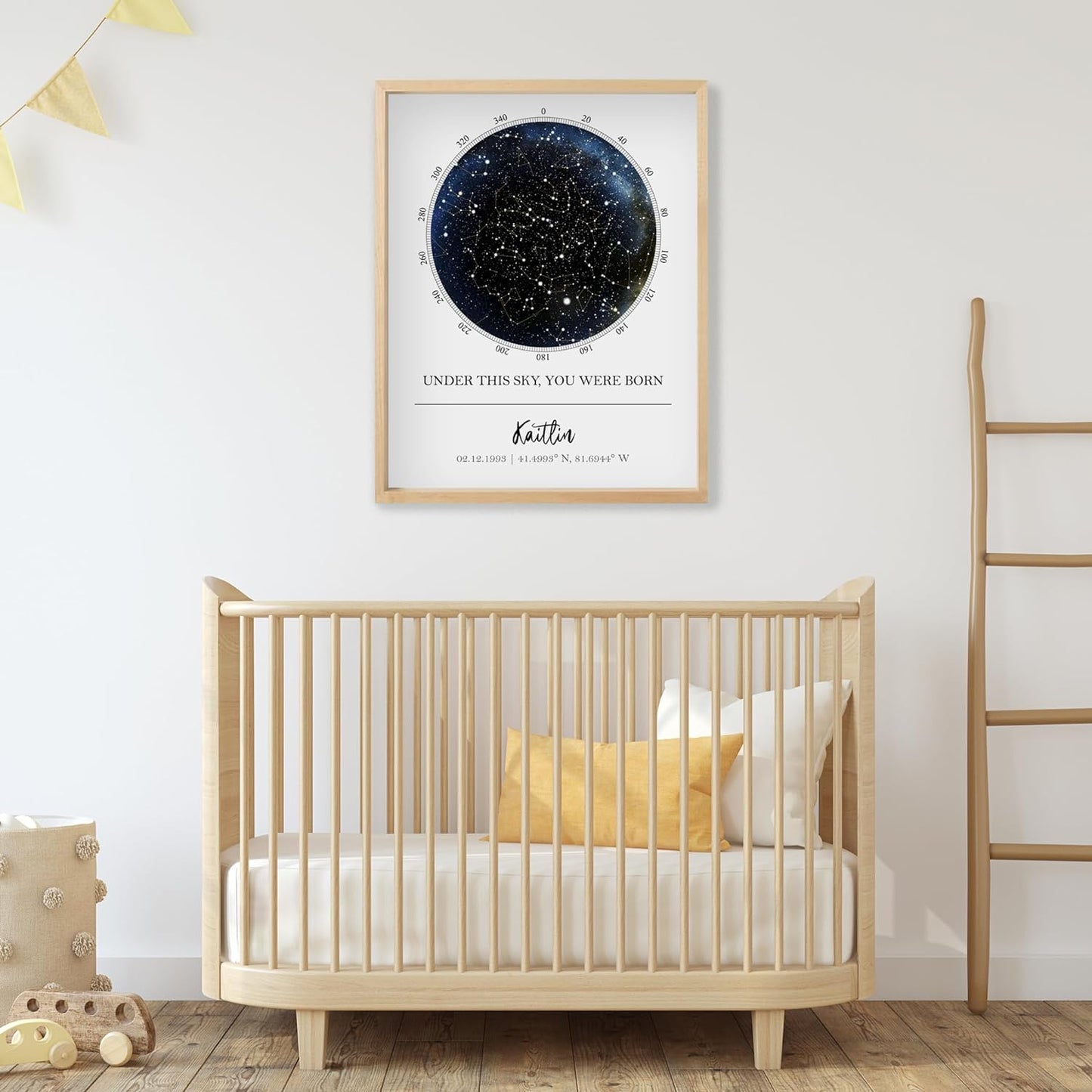 Custom Star Map - Personalized Star Map (Multiple Sizes - Unframed Star Prints, Star Constellation Map Wall Art, Great Gift - Special Occasion, Engagement Gift, Wedding Gift, Anniversary Gift)