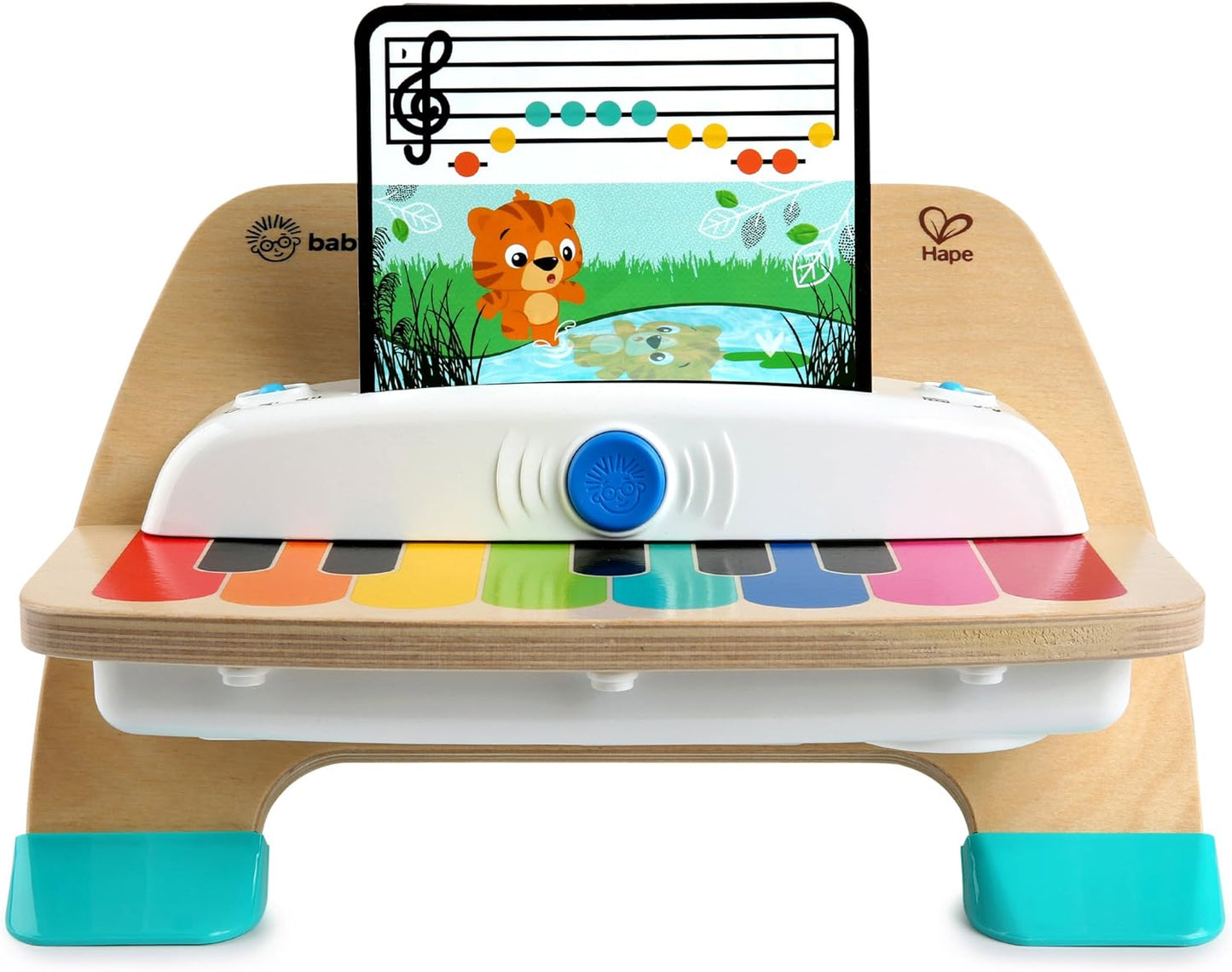 Baby Einstein and Hape Magic Touch Piano Wooden Musical Toddler Toy, Age 6 Months and Up