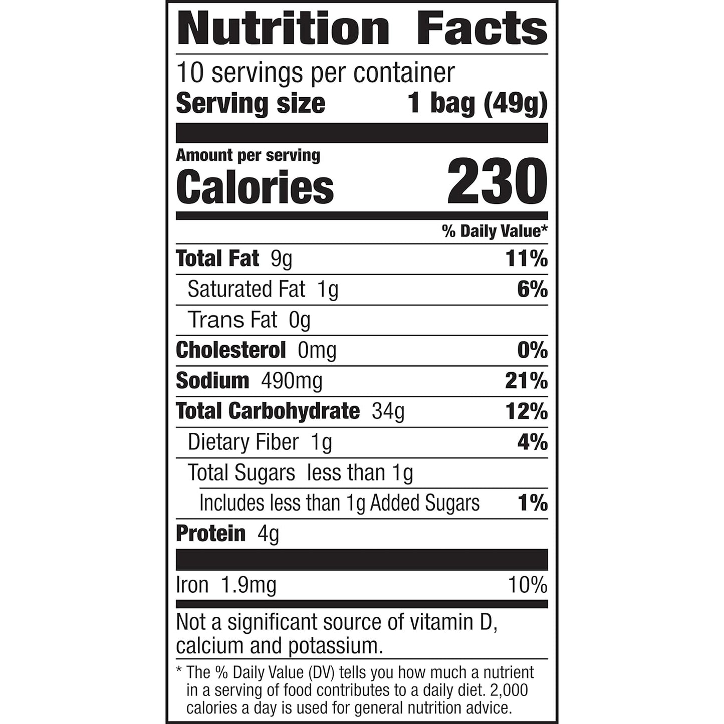 Gardetto's Snack Mix, Original Recipe, Multipack Snack Bags, 1.75 oz, 10 ct