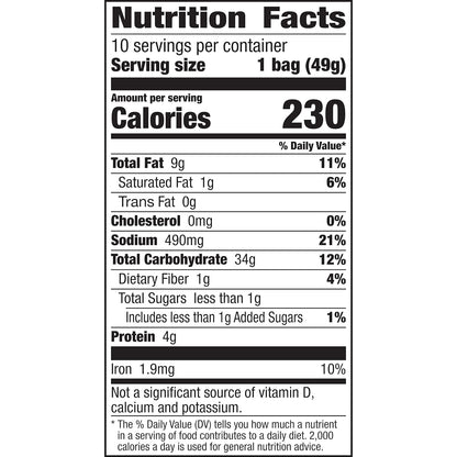 Gardetto's Snack Mix, Original Recipe, Multipack Snack Bags, 1.75 oz, 10 ct