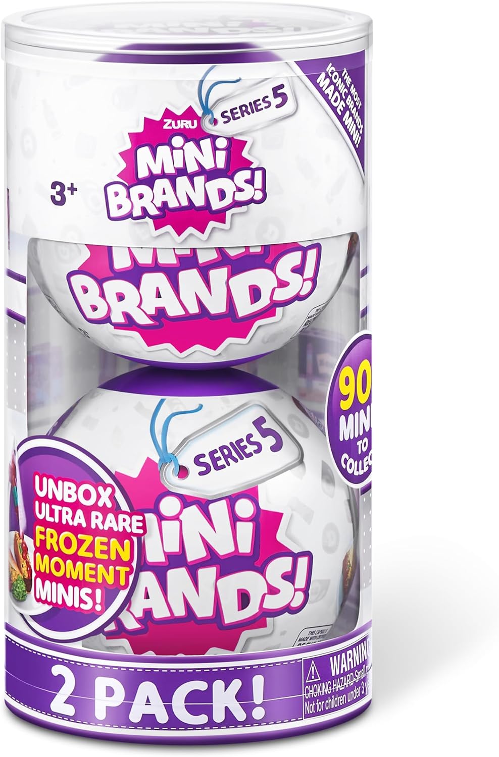 Mini Brands Series 5 (2 Pack) by ZURU Amazon Exclusive Mini Collectibles Full of Surprises, Mystery Minis and Accessories to Collect