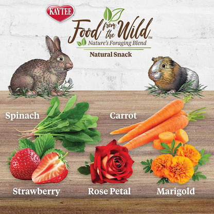 Kaytee Food from The Wild Natural Snack for Pet Rabbits, Guinea Pigs And Other Small Animals, 1 Ounce