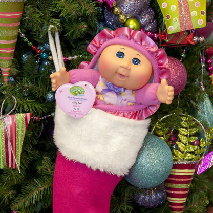 Cabbage Patch Kids Official, Newborn Baby Doll Girl - Comes with Swaddle Blanket and Unique Adoption Birth Announcement