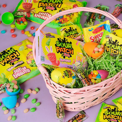 SOUR PATCH KIDS Bunnies Soft & Chewy Easter Candy, 18 Snack Packs