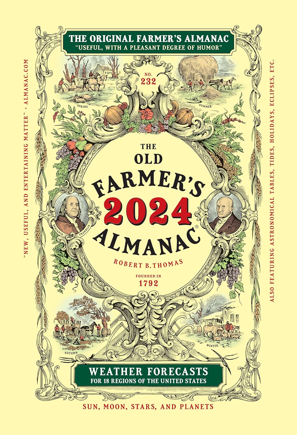 The 2024 Old Farmer’s Almanac Trade Edition: A Gift for Farmers (Old Farmer's Almanac, 232)