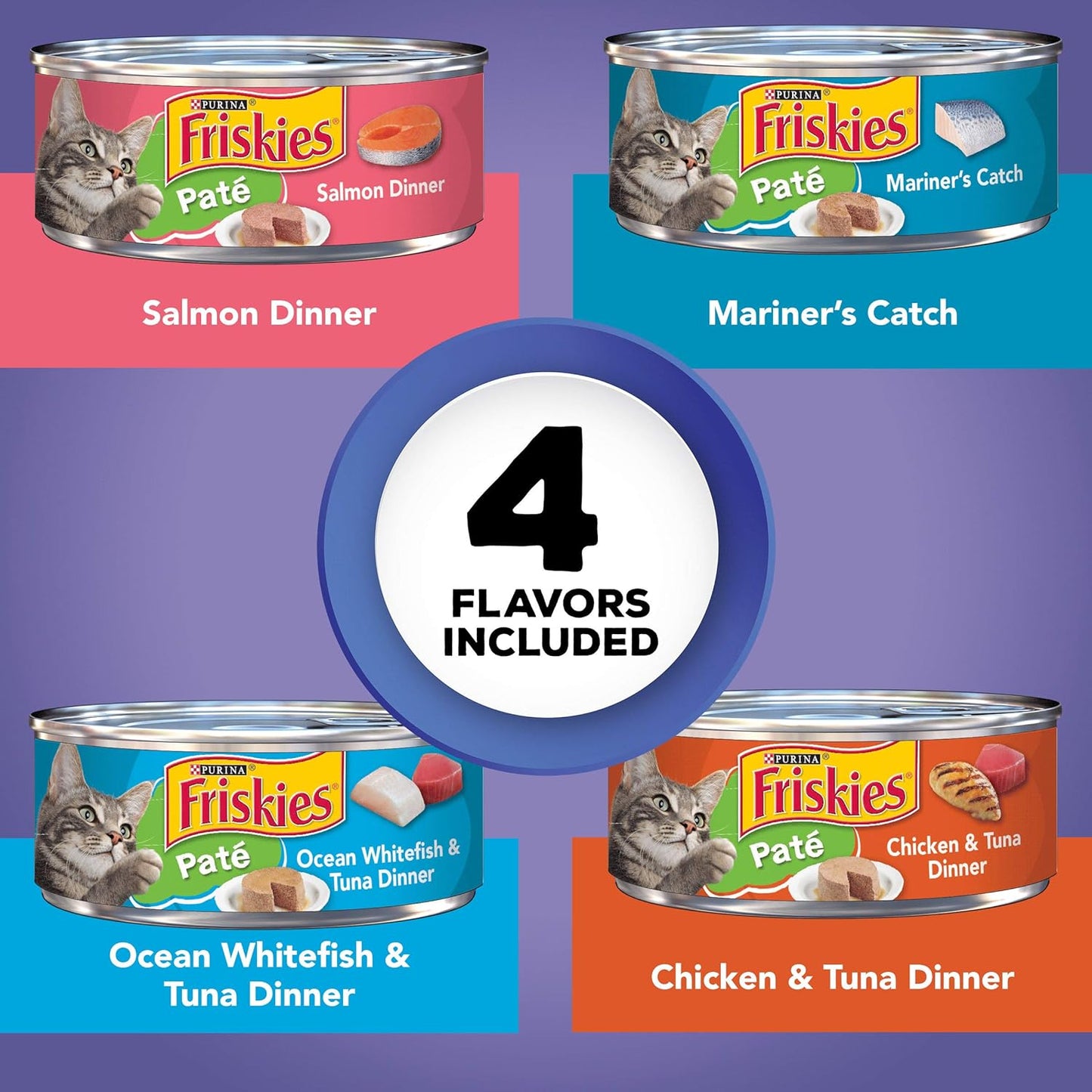 Purina Friskies Wet Cat Food Pate - (40) 5.5 oz. Cans