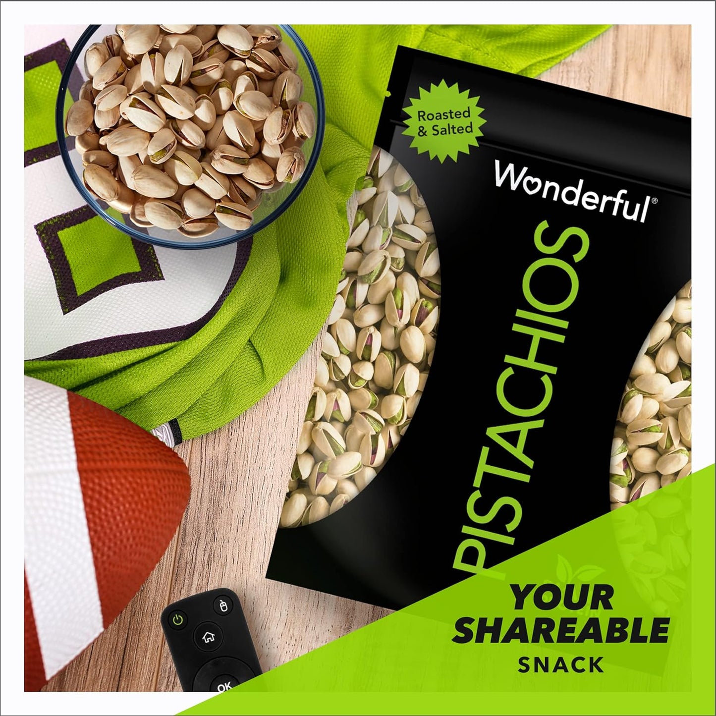 Wonderful Pistachios In Shell, Roasted and Salted Nuts, 48 Ounce Resealable Bag - Healthy Snack, Protein Snack, Pantry Staple