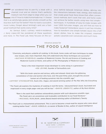 The Food Lab: Better Home Cooking Through Science