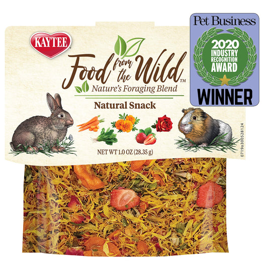 Kaytee Food from The Wild Natural Snack for Pet Rabbits, Guinea Pigs And Other Small Animals, 1 Ounce