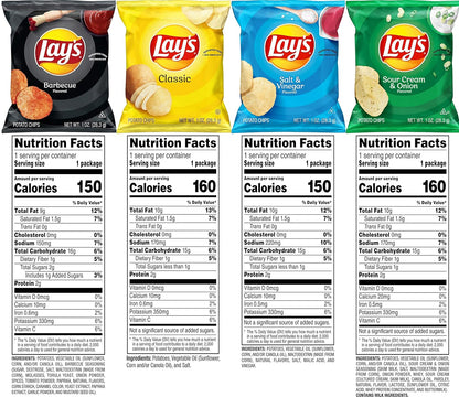 Lay's Potato Chip Variety Pack, 1 Ounce (Pack of 40)