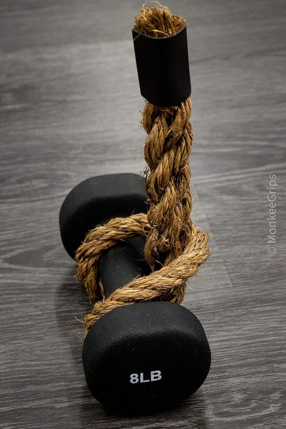 Monkee Grip Rope (Pair), Pull-up, Climbing Strength, Ninja Wrestling