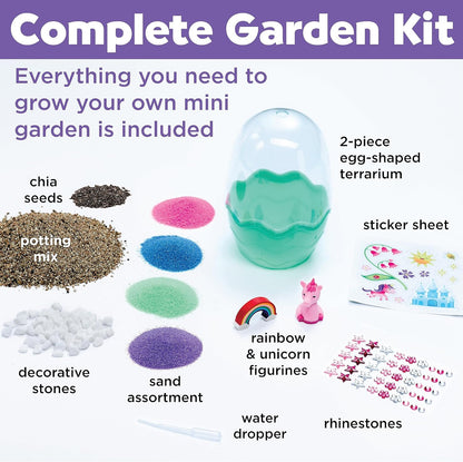 Creativity for Kids Mini Garden: Magical Unicorn Terrarium Kit - Unicorn Gifts for Girls, Kids Crafts and Unicorn Toys Ages 6-8+,Unique Gifts for Kids