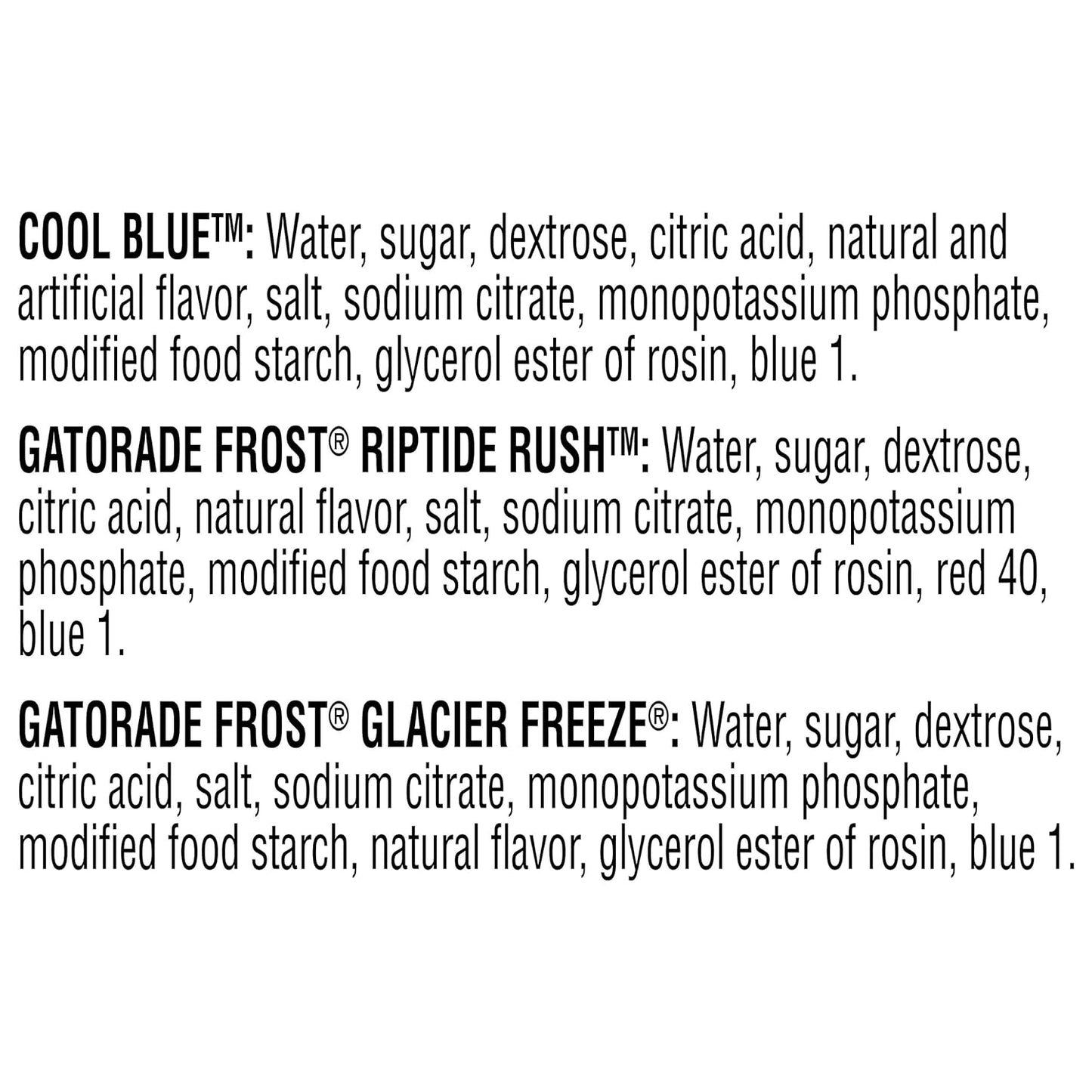 Gatorade Original Thirst Quencher 3-Flavor Frost Variety Pack, 20 Fl Ounce - Pack of 12