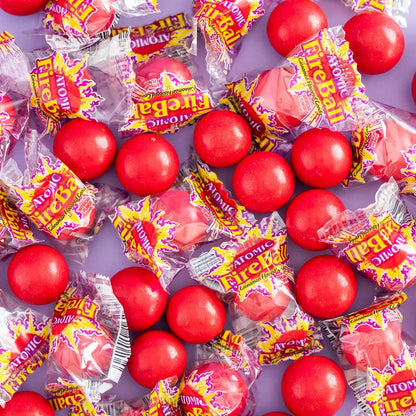 Wonka Atomic Fireball Jawbreakers , Cinnamon, 240 individually wrapped