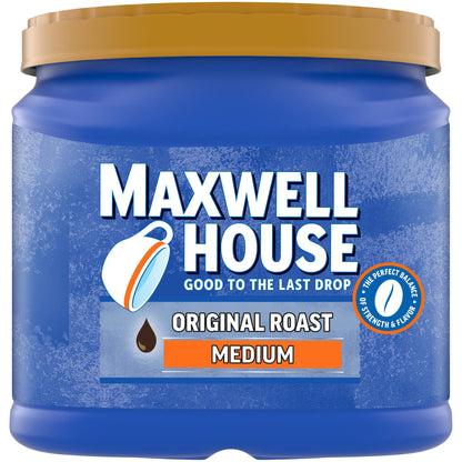 Maxwell House The Original Roast Medium Roast Ground Coffee (30.6 oz Canister)