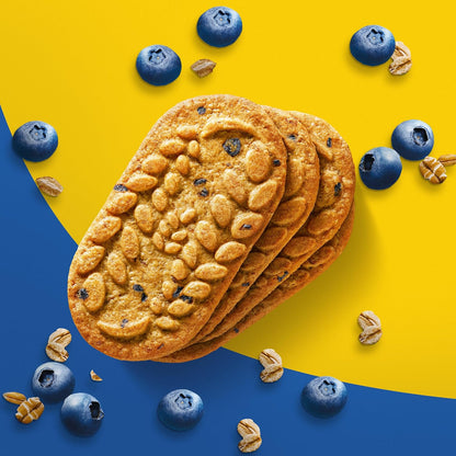 belVita Blueberry Breakfast Biscuits, Value Pack, 12 Packs (4 Biscuits Per Pack)