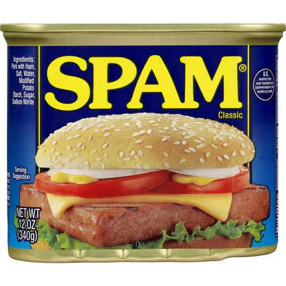 Spam Classic, 12 Ounce Can (Pack of 12)